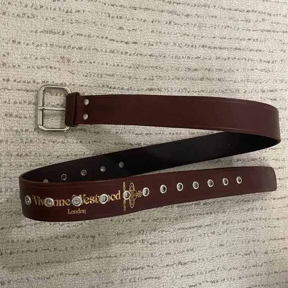 Vivienne Westwood Brown Leather Belt